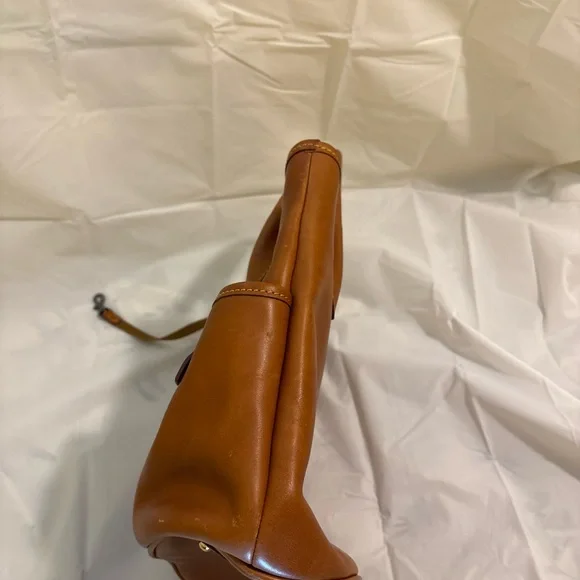 Dooney & Bourke Chestnut Brown Leather Pocket Tote - Picture 5 of 12